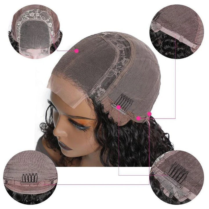 Short Bob 4x4 Lace Front Human